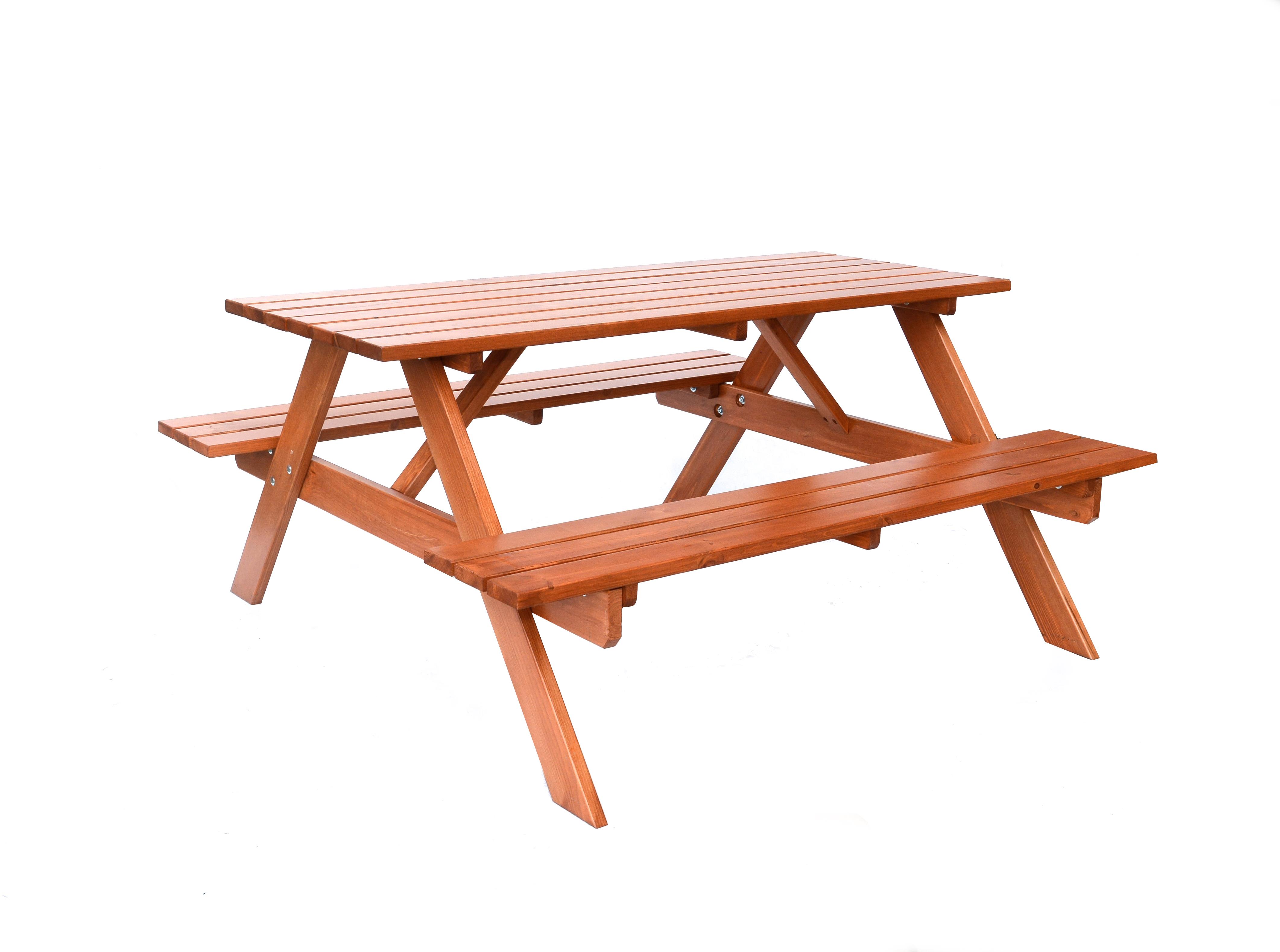 ROJAPLAST set záhradný piknik lakovaný 200 cm