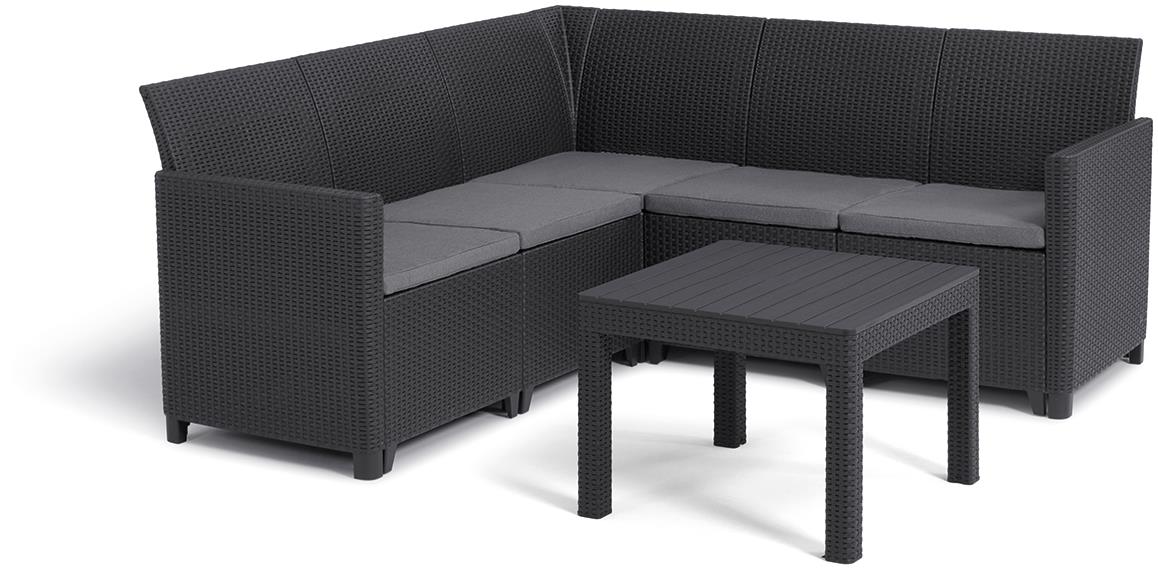 KETER Marie 5 corner set grafit