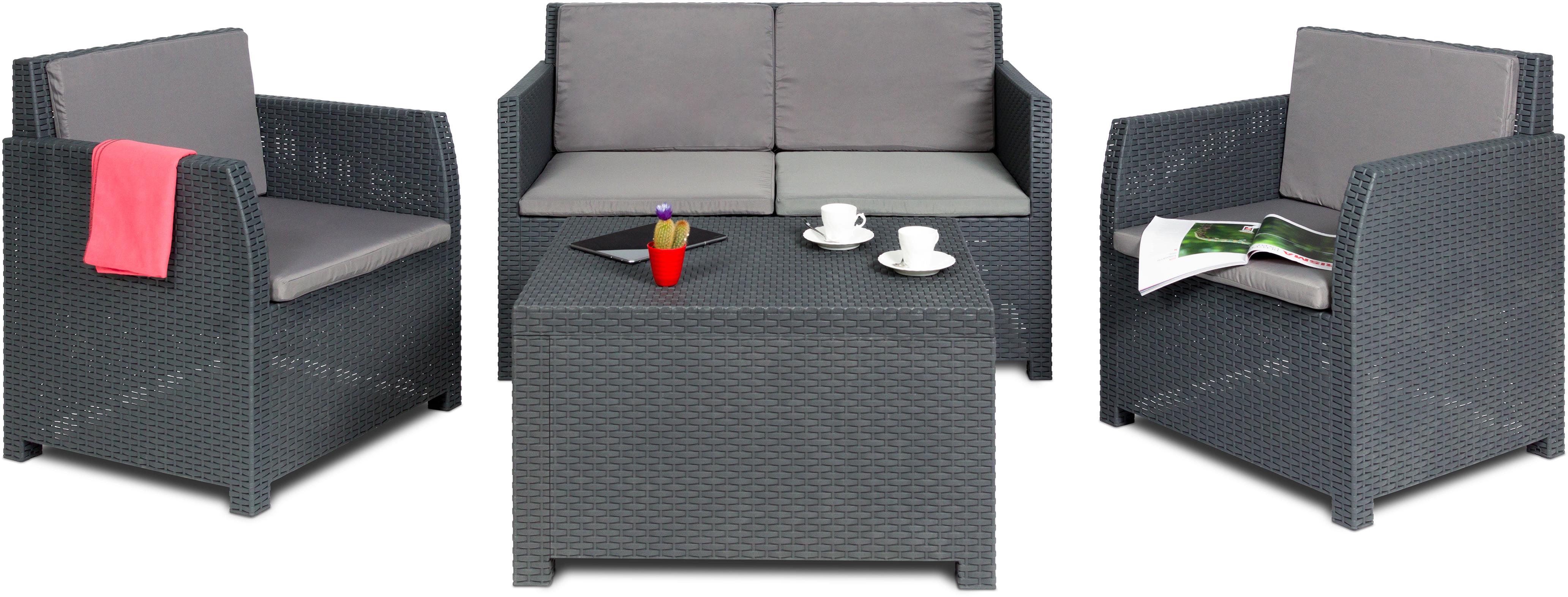 TOOMAX Diana 4 seater set grafit