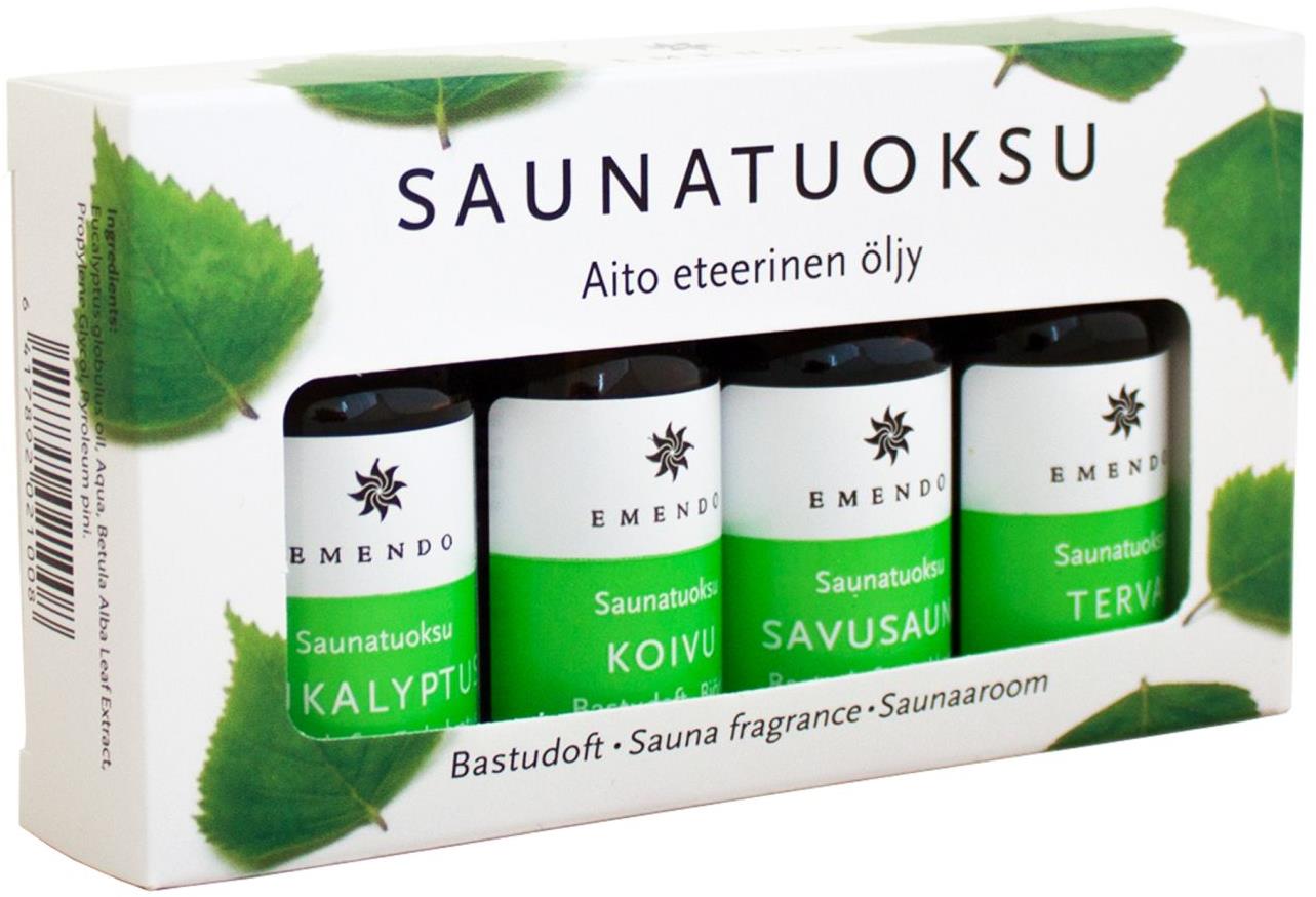 EMENDO OY Esencia do sauny PREMIUM, 4× 10 ml