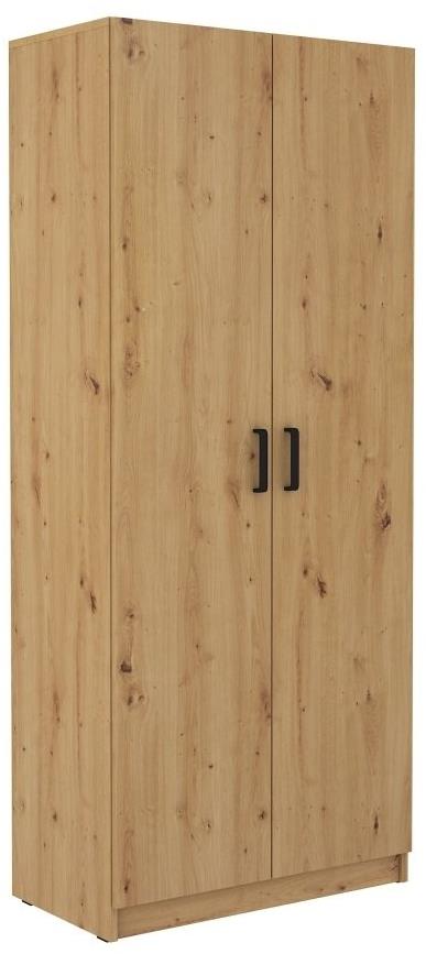 Nejlevnější nábytek Agepsta 2D Policová skriňa vysoká, dub artisan