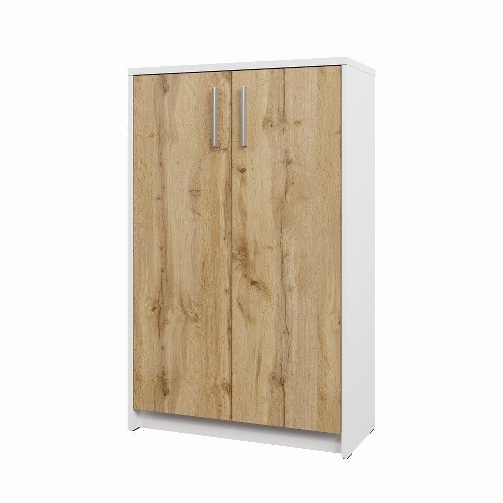 Nejlevnější nábytek Nejby Gianni, biela/dub wotan