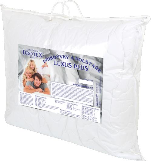 Brotex Vankúš Luxus plus 70 × 90 cm 900 g bez zipsu, guľôčky Unico