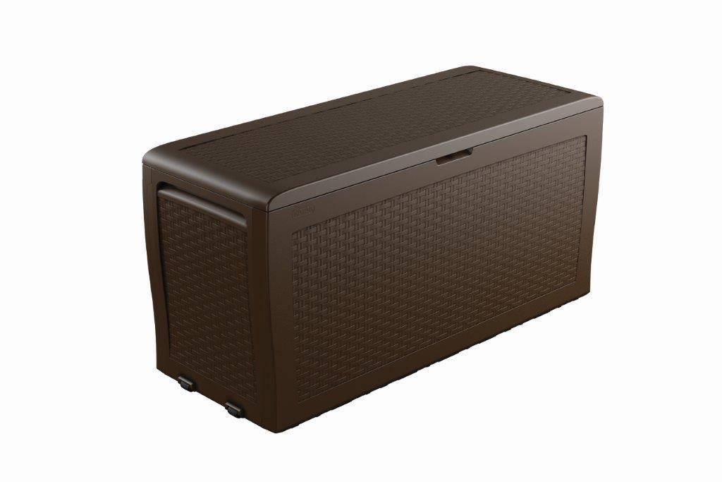 KETER Záhradný úložný box Samoa Rattan Box 270 l, hnedý