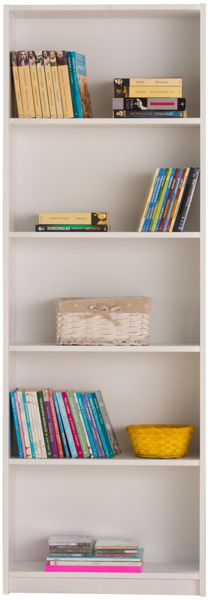 Nejlevnější nábytek Knižnica COLOB, biela