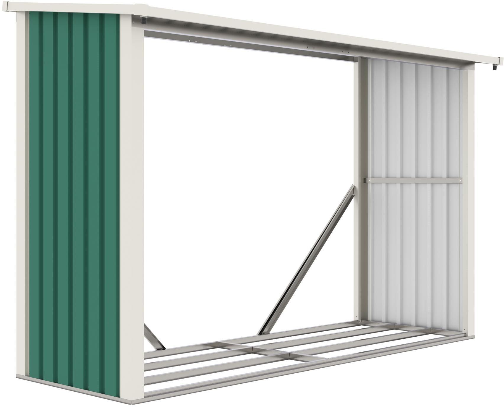 G21 Dreváreň WOH 335, zelená 242 × 156 × 89 cm
