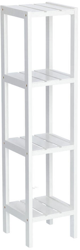 ZELLER Koupelnový regál z MDF, 22 × 22 × 92 cm