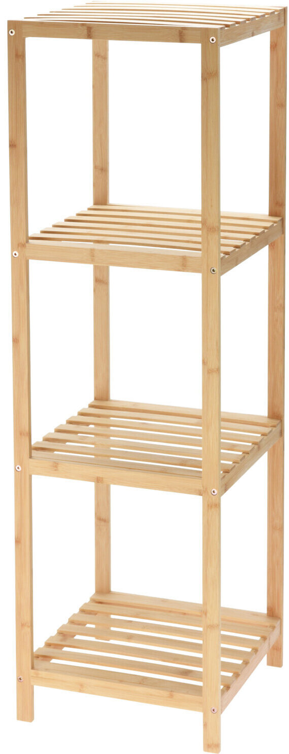 HOME STYLING COLLECTION Bambusový regál, 4-poschodový, 110 cm