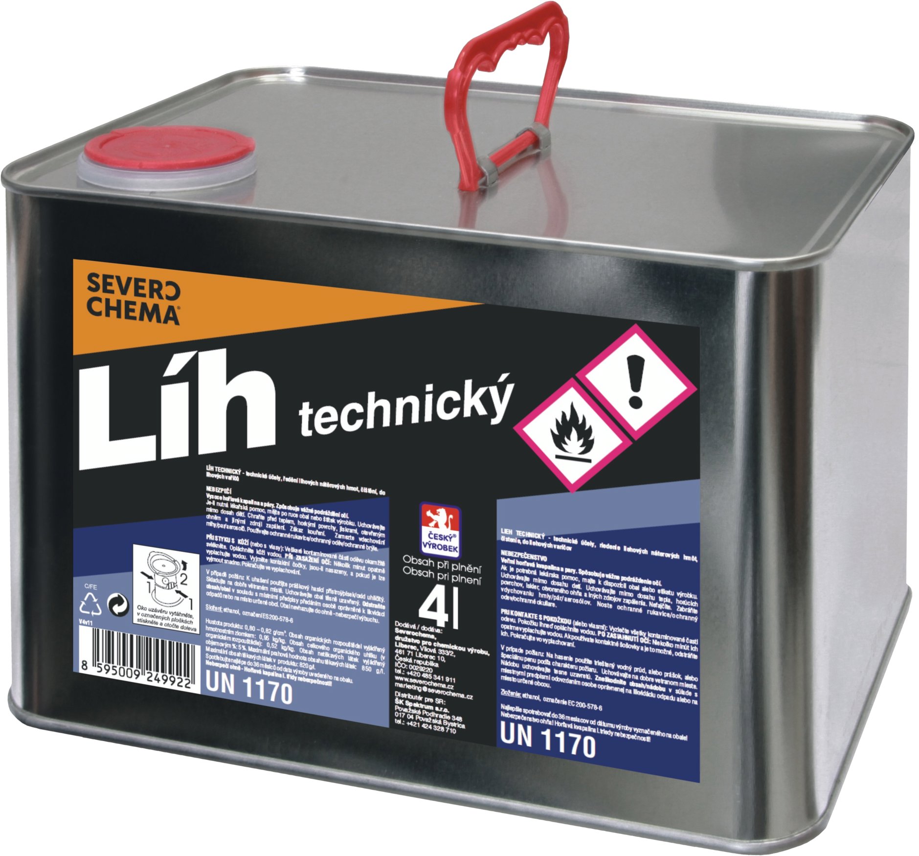 Severochema Lieh technický 4 l