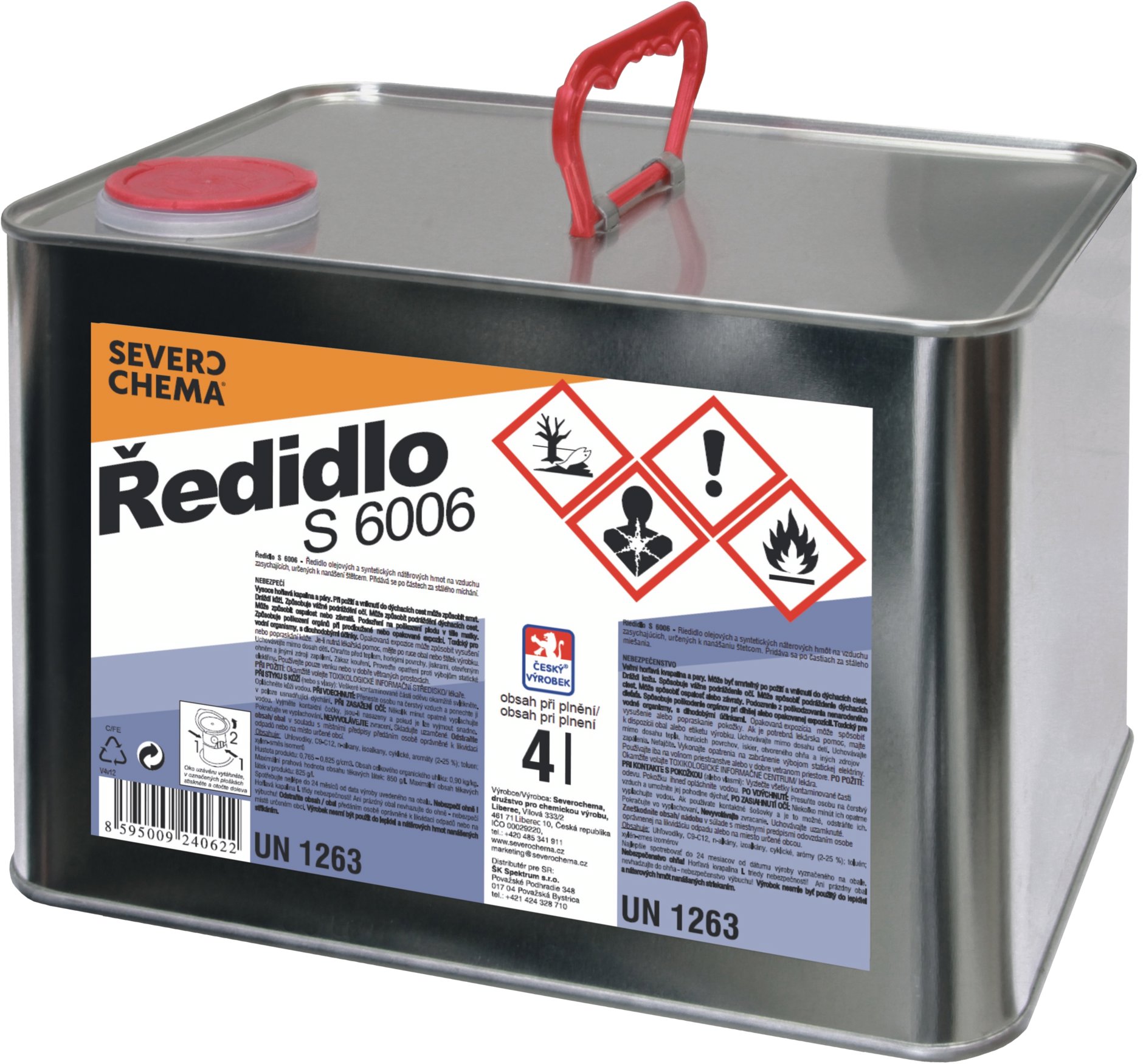 Severochema Riedidlo S6006 4 l