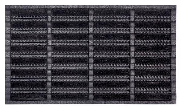 Hanse Home Collection Mix Mats Brushes 105648 Black 40 × 60 cm