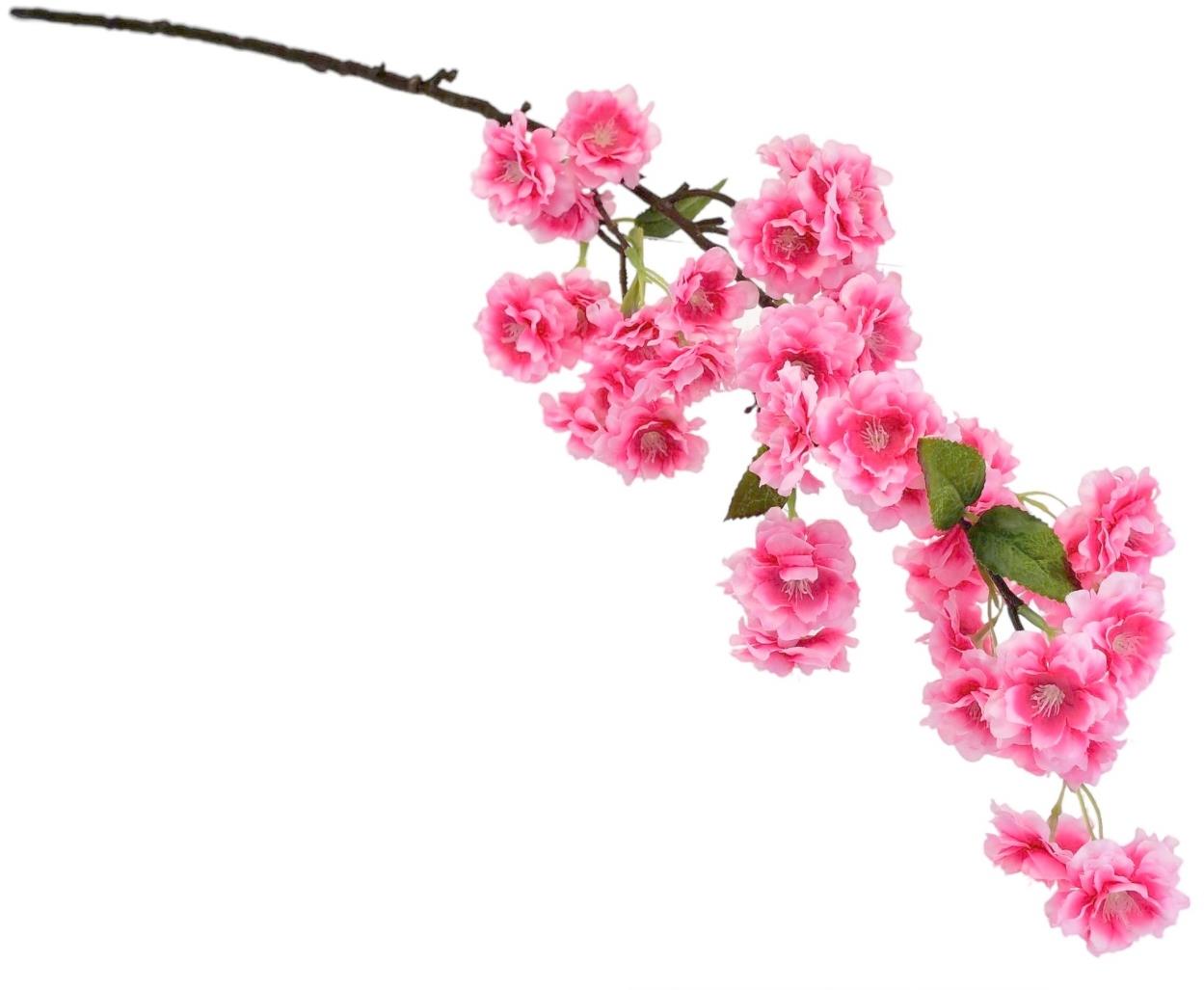 BerryHome Jarná kvitnúca vetvička ružová 90 cm
