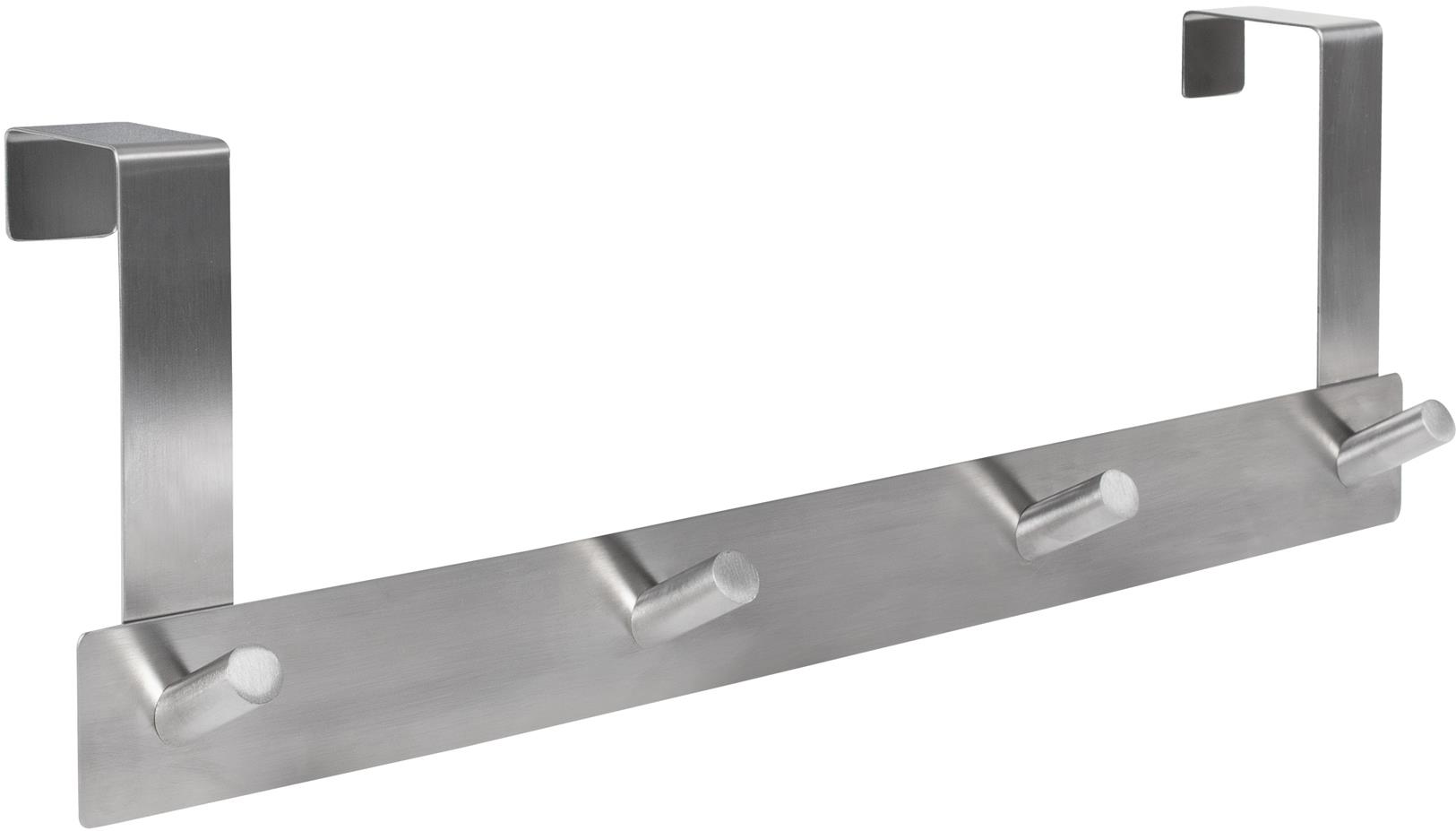 Walteco vešiak na dvere 4 háčiky, zavesenie 40 mm, satén finiš