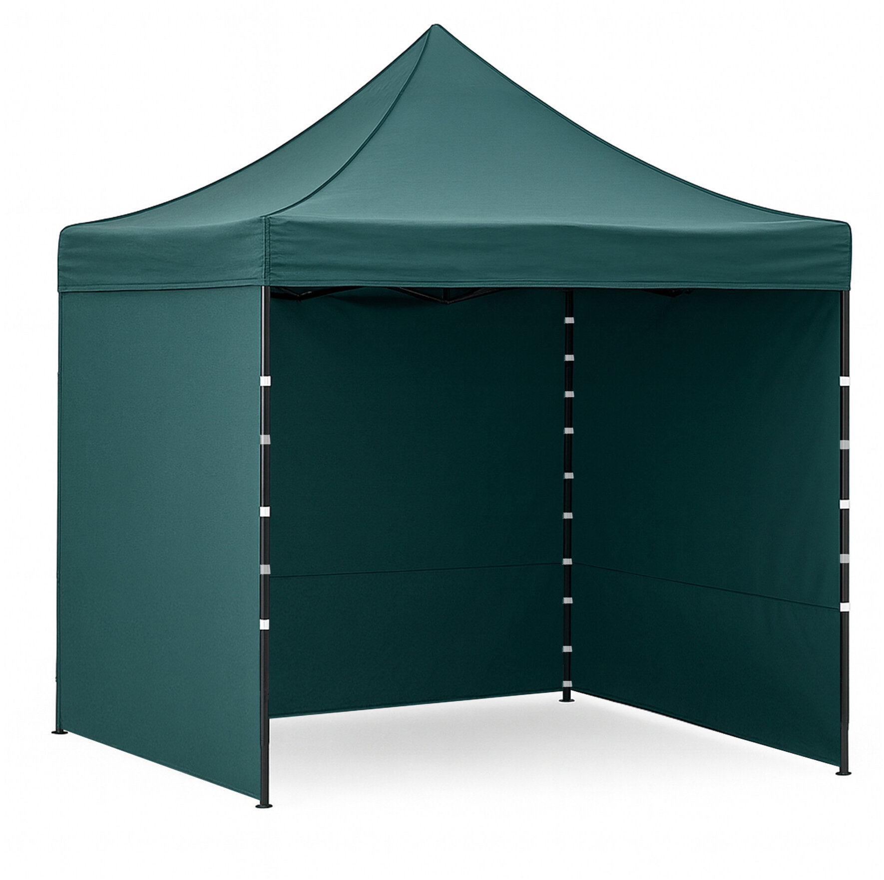Aga – Nožnicový stánok, 3 × 3 m, zelený