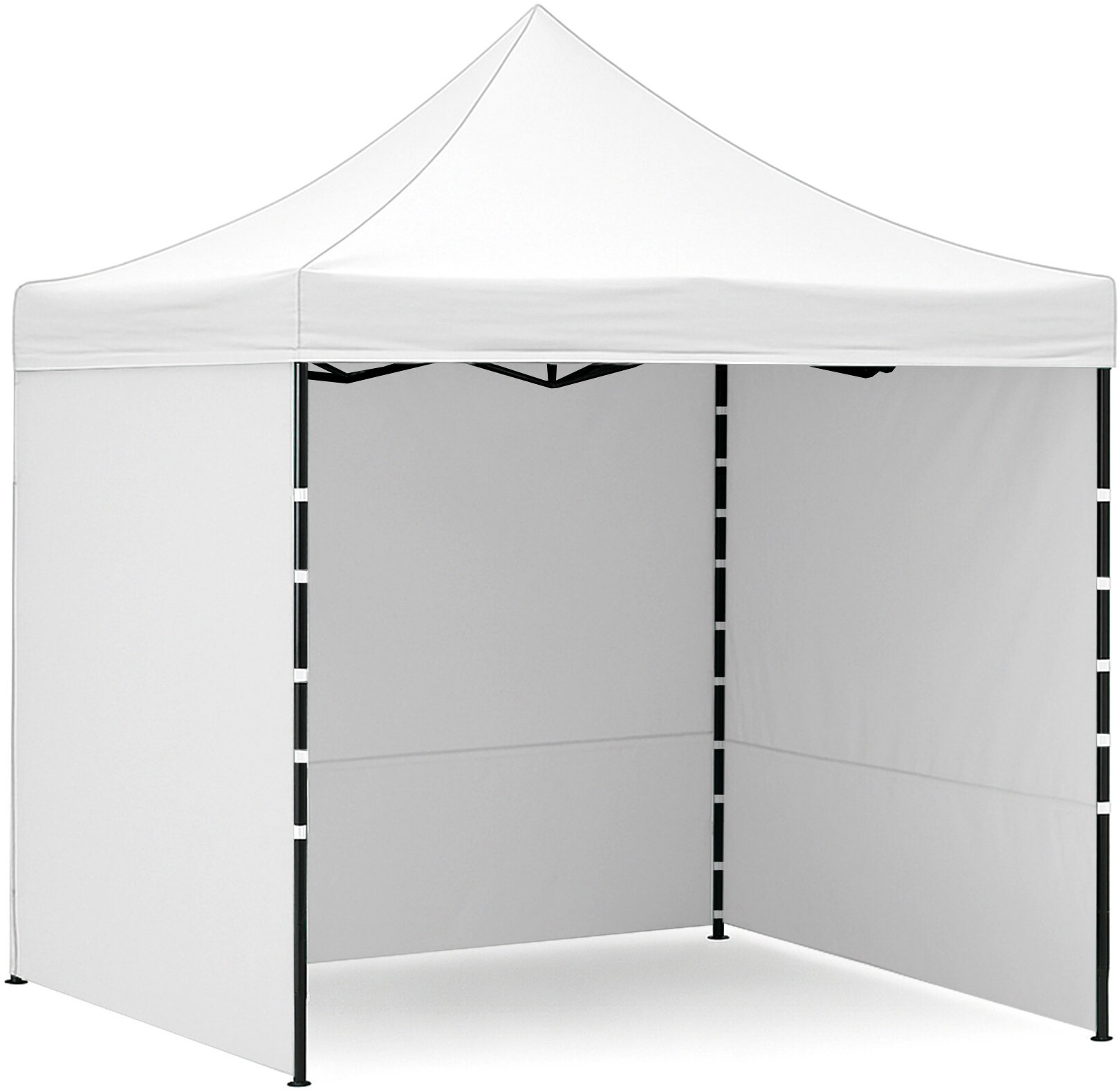 Aga – Nožnicový stánok, 3 × 3 m, biely