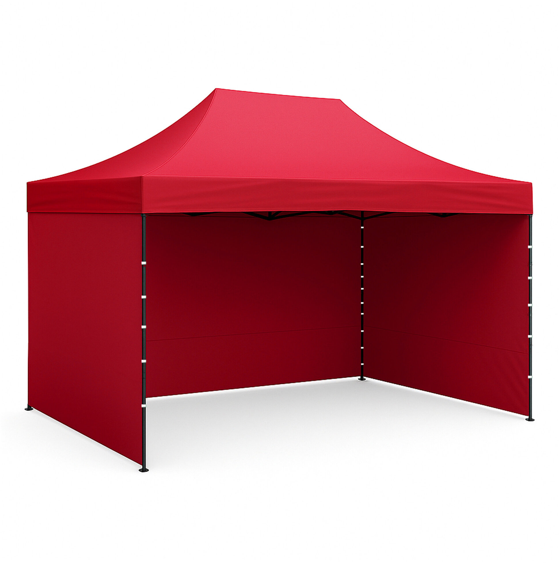 Aga – Nožnicový stánok, 3 × 4,5 m, červený