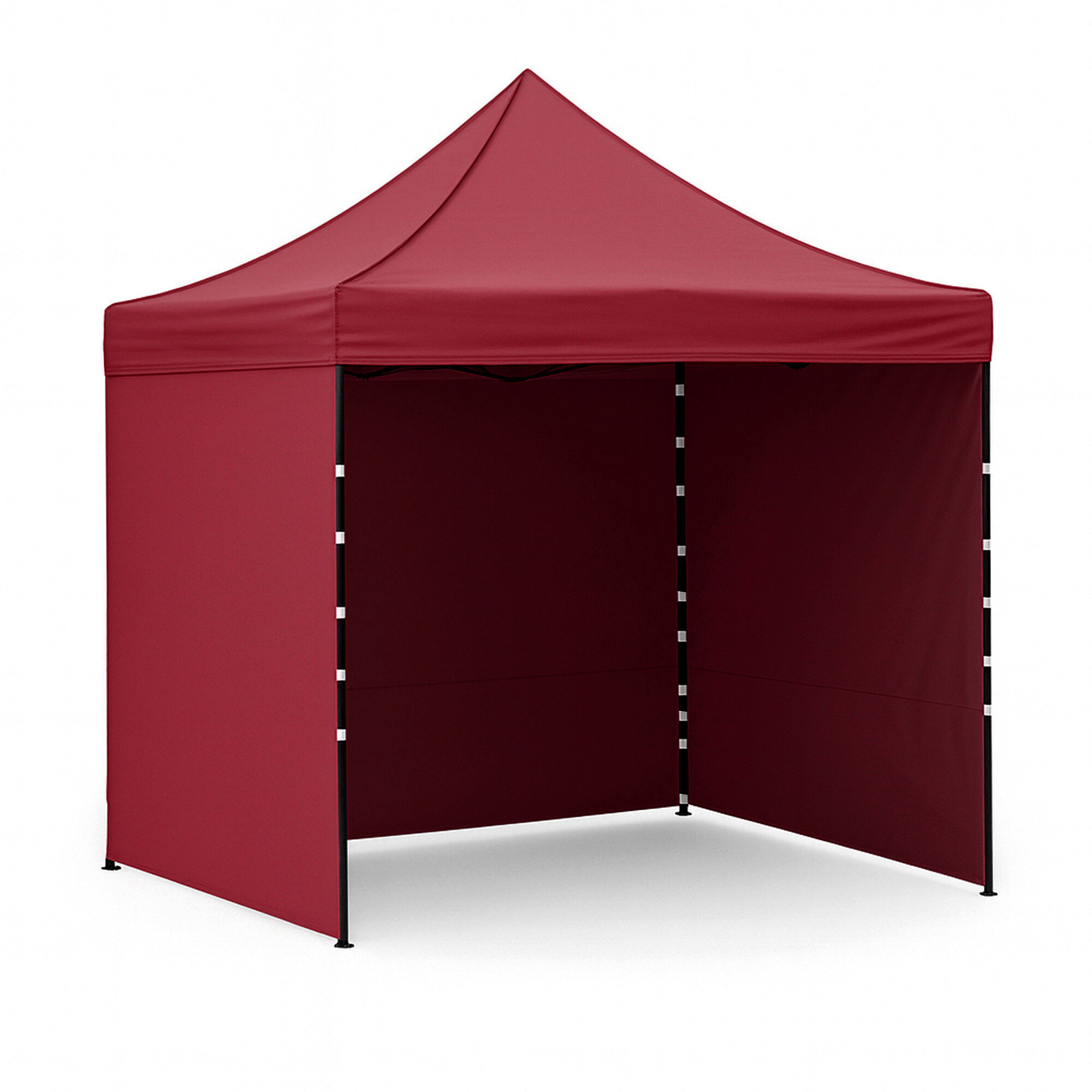 Aga – Nožnicový stánok PARTY, 3 × 3 m, vínový
