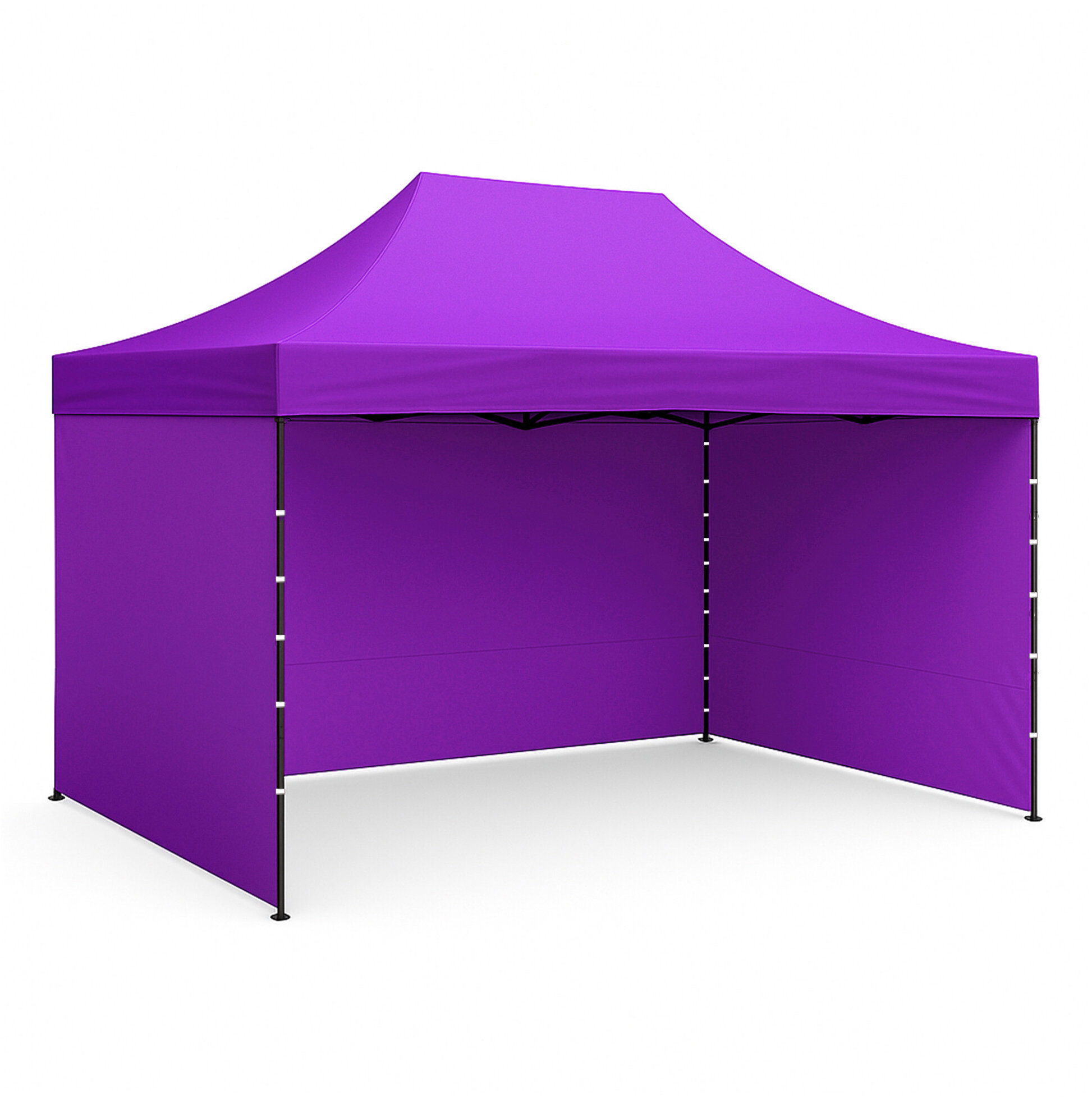 Aga – Nožnicový stánok PARTY, 3 × 4,5 m, fialový