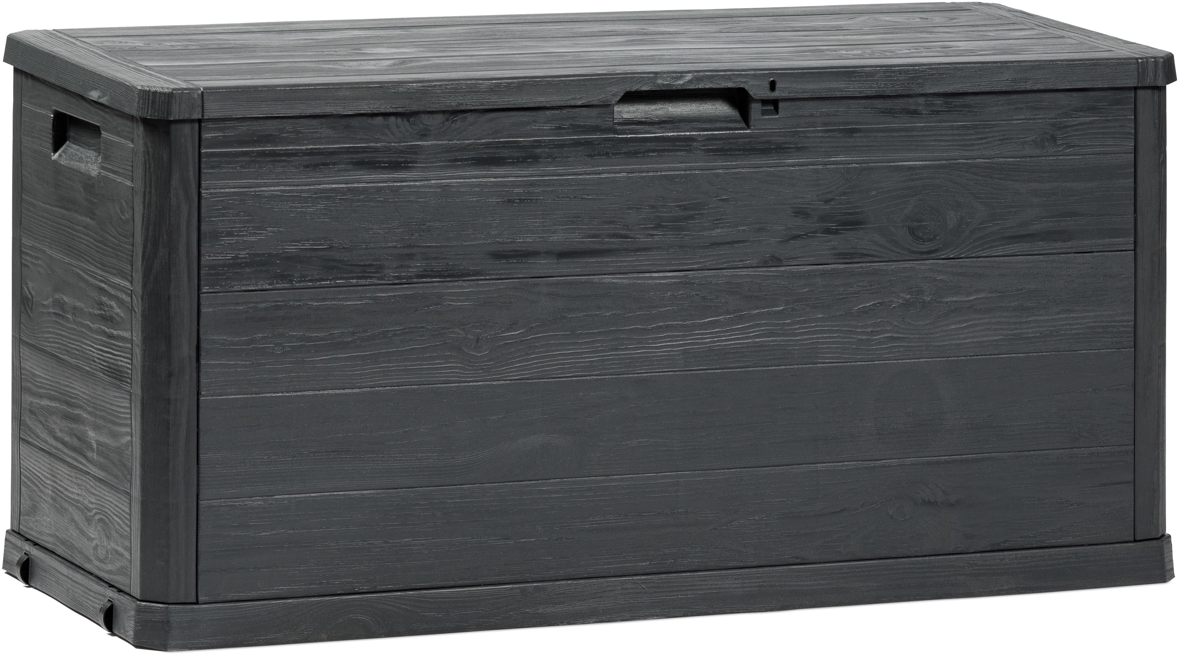 TOOMAX Záhradný úložný box Woodys 280 l, grafit