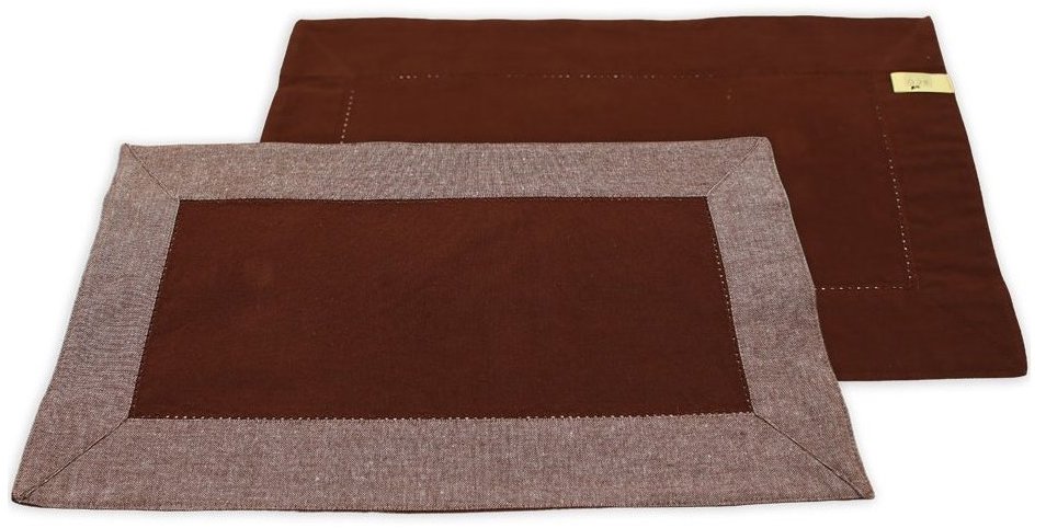 Home Elements Prostírání čokoládové a režné, set 4 ks