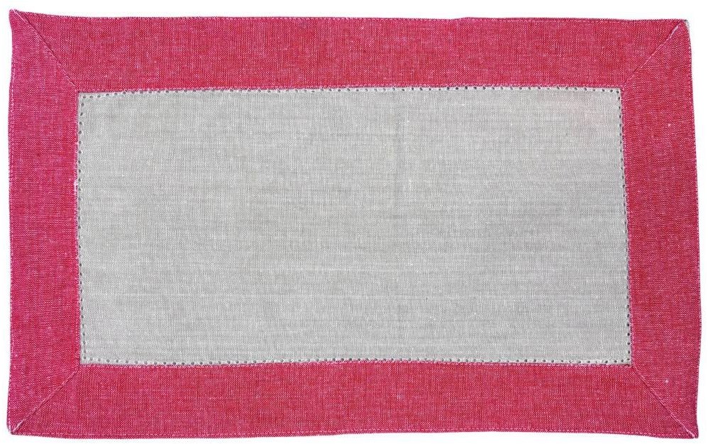 Home Elements Prostírání béžové a červené, 1 ks