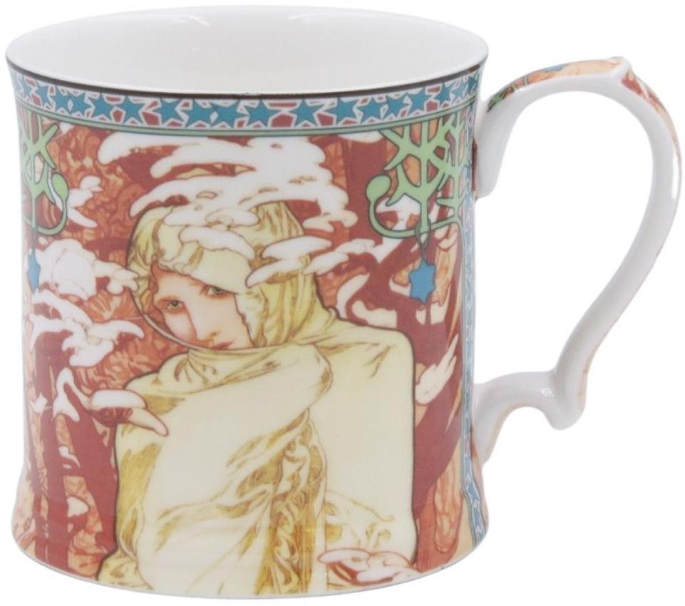 Home Elements porcelánový hrnček 360 ml, Mucha Zima