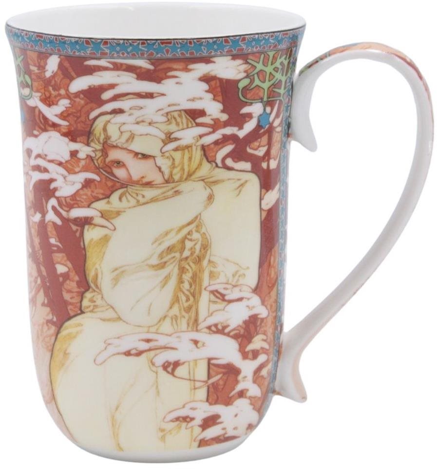 Home Elements porcelánový hrnček 400 ml, Mucha Zima