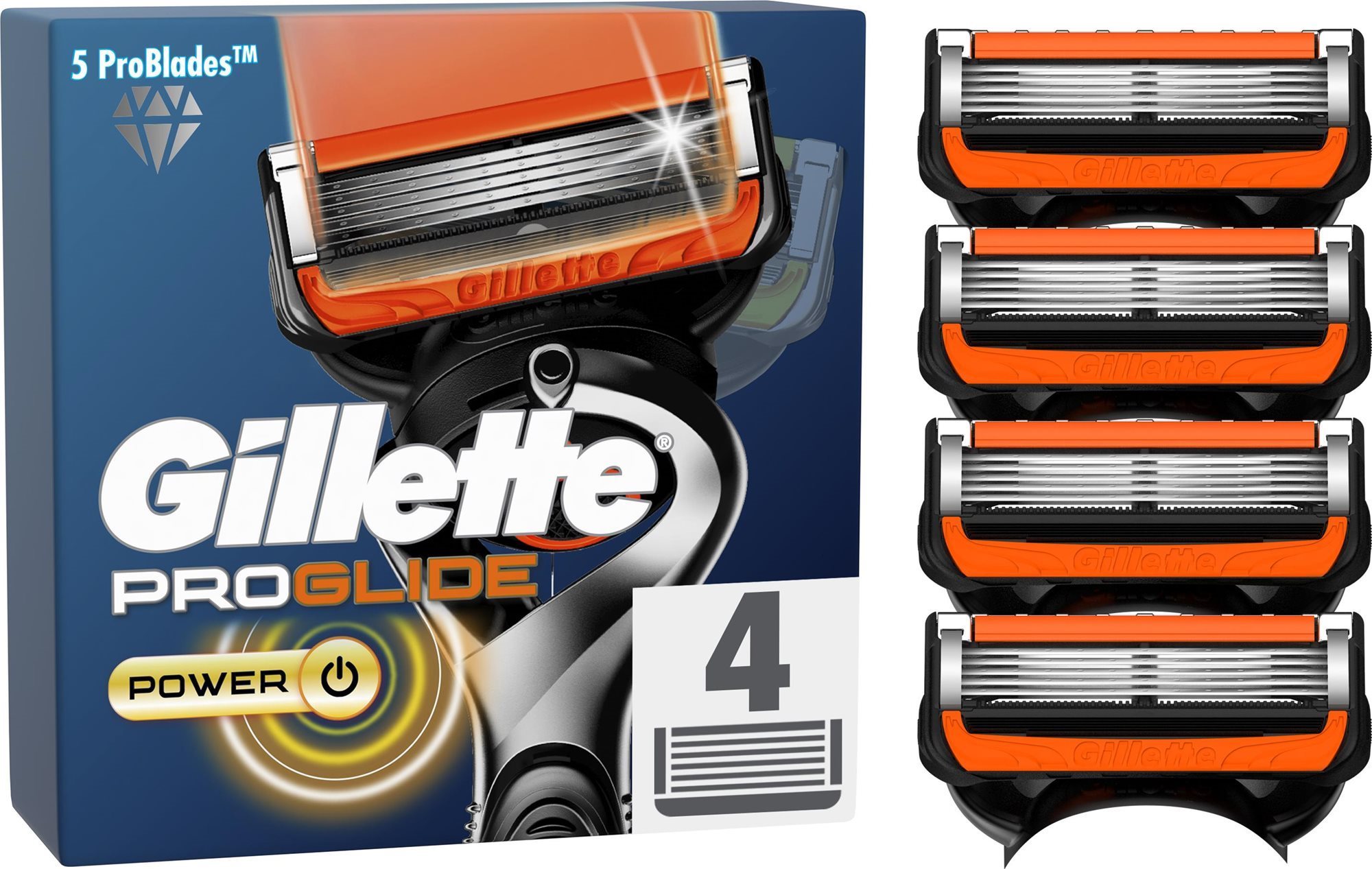 GILLETTE Fusion5 ProGlide Power 4 ks