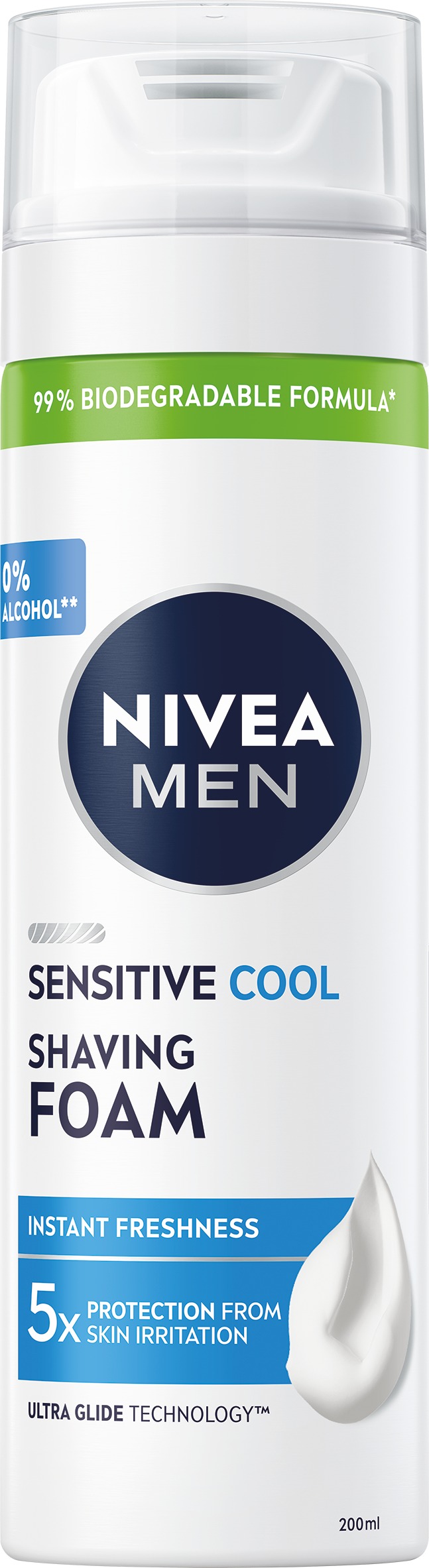NIVEA MEN Sensitive Cool Shaving Foam 200 ml