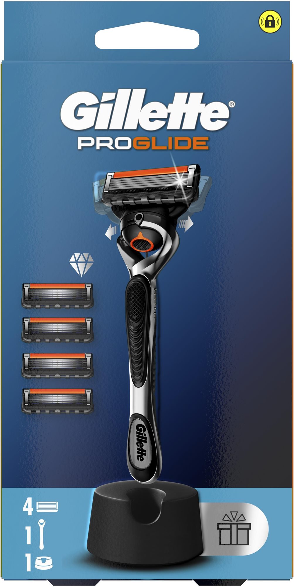 GILLETTE ProGlide + hlavica 4 ks