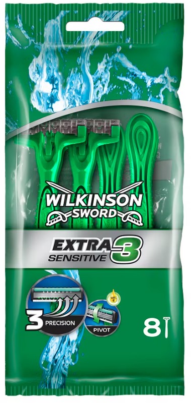 WILKINSON Extra3 Sensitive 8 ks