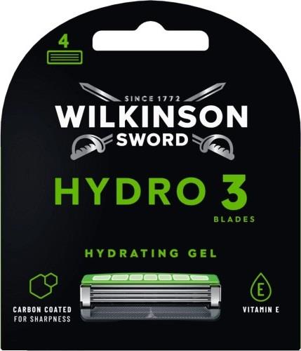 WILKINSON Hydro3 Black 4 ks