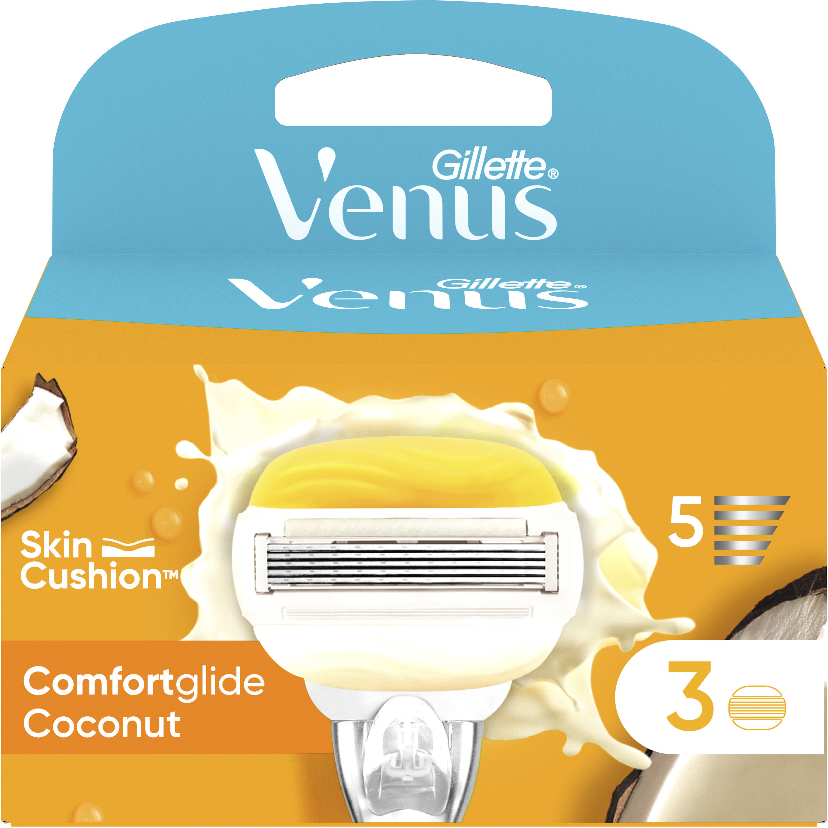 GILLETTE Venus ComfortGlide Coconut 3 ks