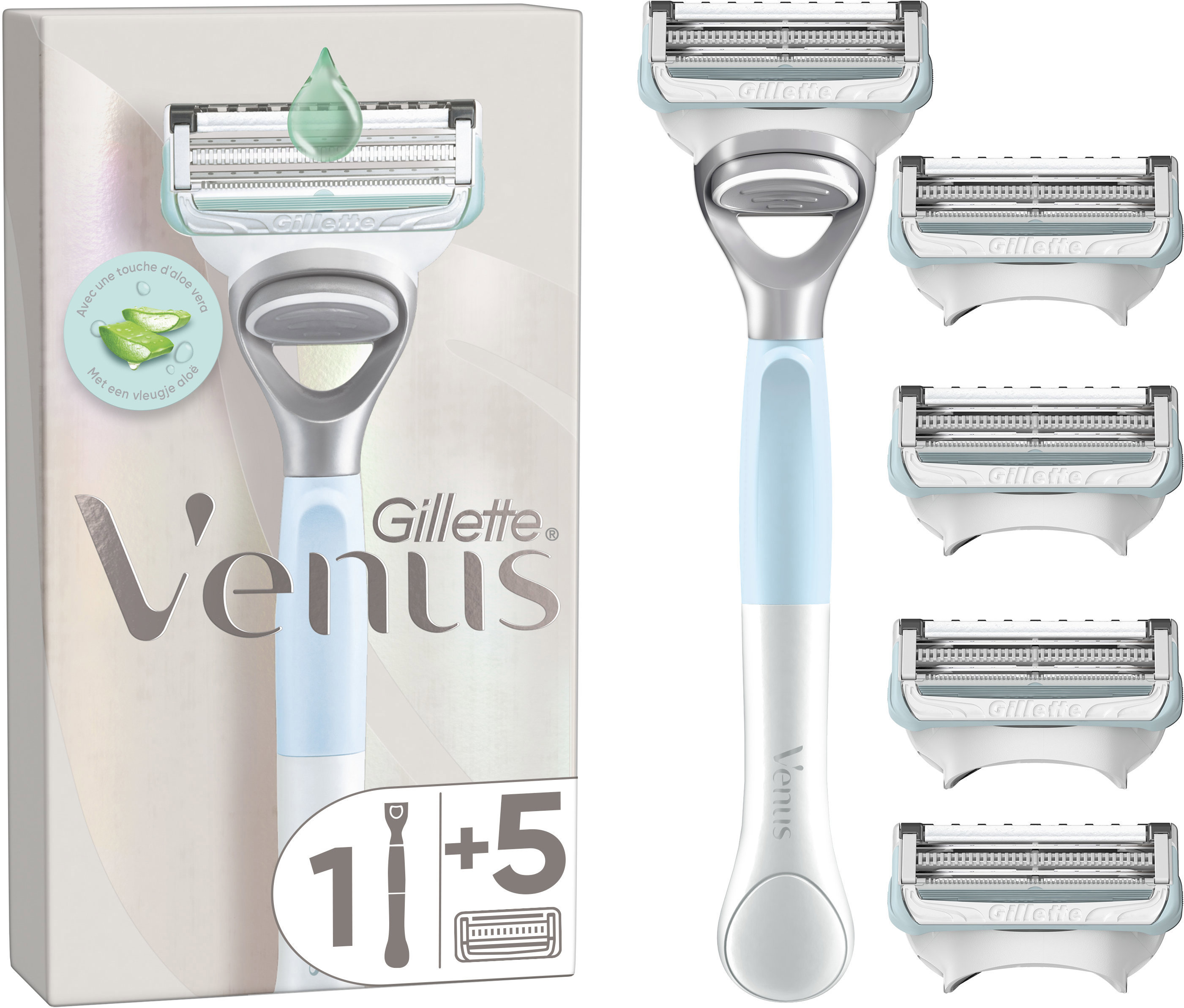GILLETTE Venus Na úpravu línie bikín + hlavice 5 ks