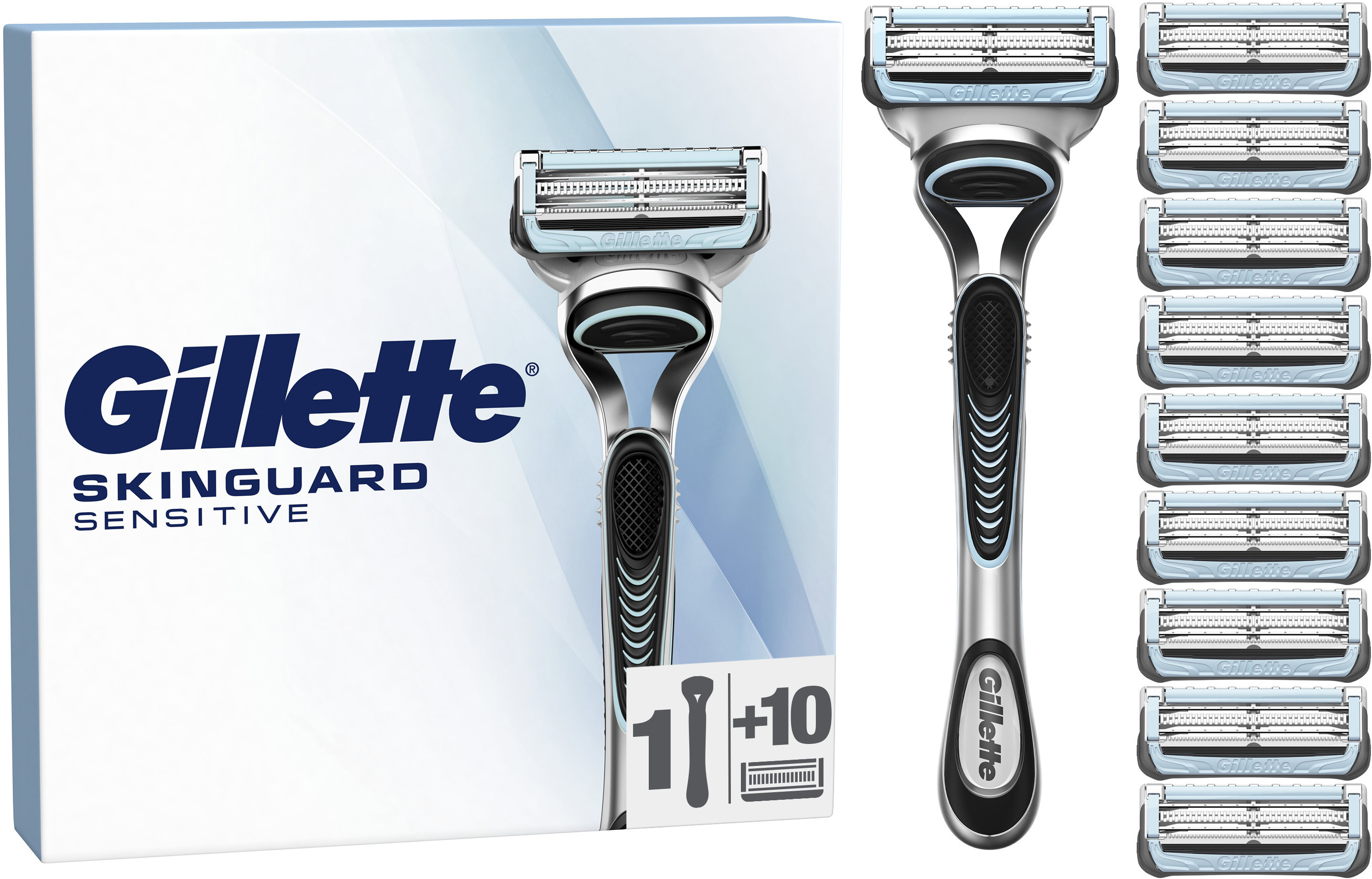 GILLETTE SkinGuard + hlavica 10 ks