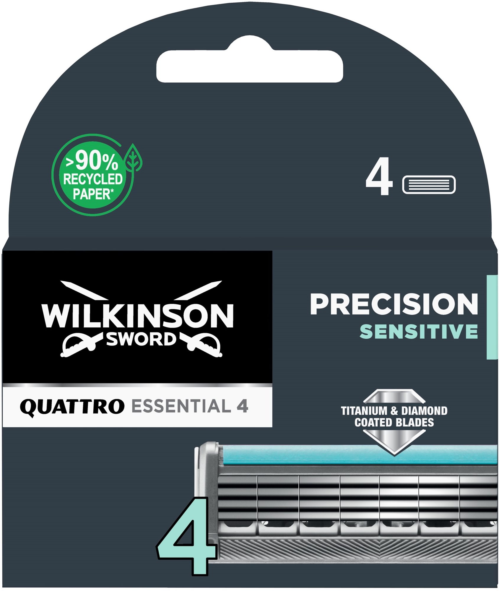 WILKINSON Quattro Essential Precision Sensitive 4 ks