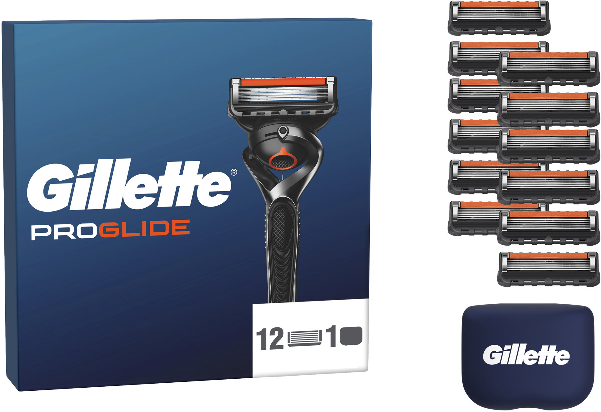 GILLETTE ProGlide 12 ks + ochranný kryt
