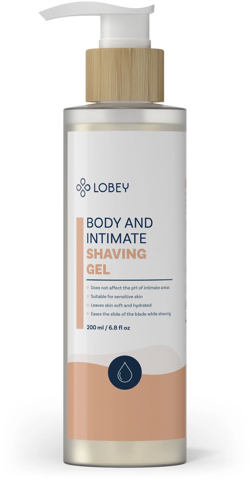 LOBEY Gél na holenie na telo a intímne partie 200 ml