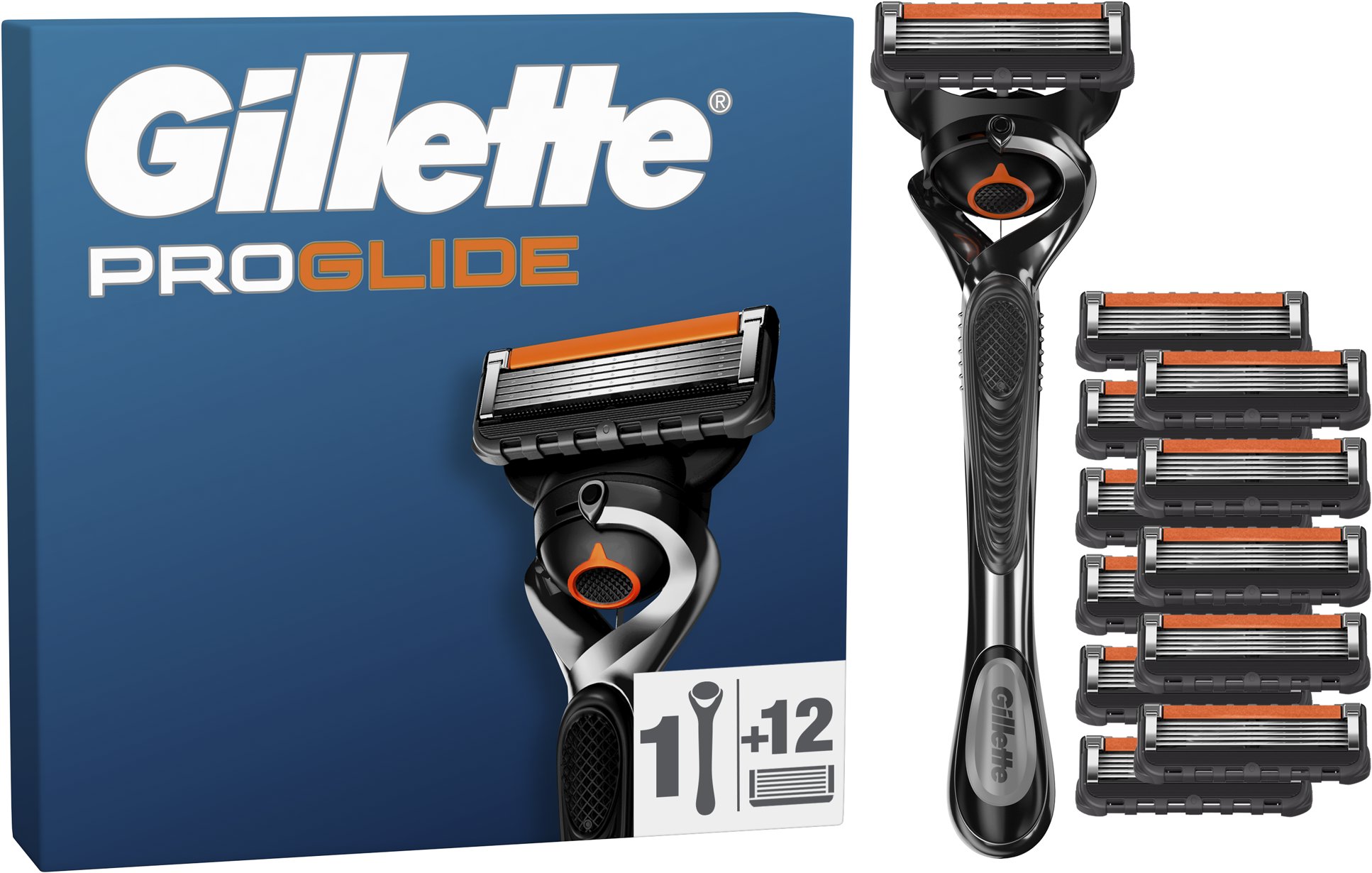 GILLETTE ProGlide + hlavice 12 ks