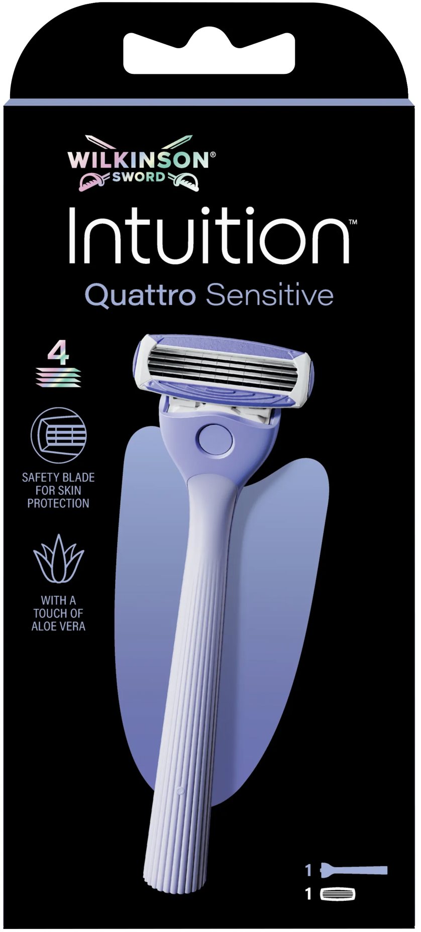 WILKINSON Intuition Quattro Sensitive + 1 ks