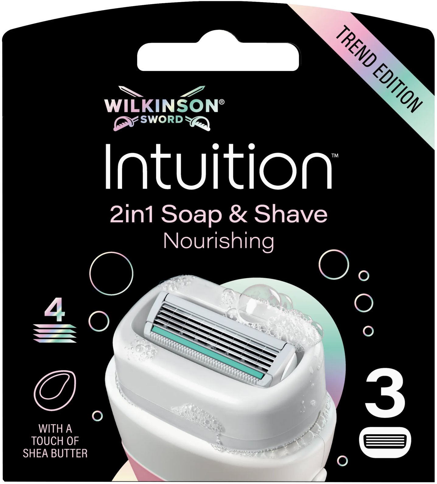 WILKINSON Intuition 2 in 1 Nourishing + 3 ks