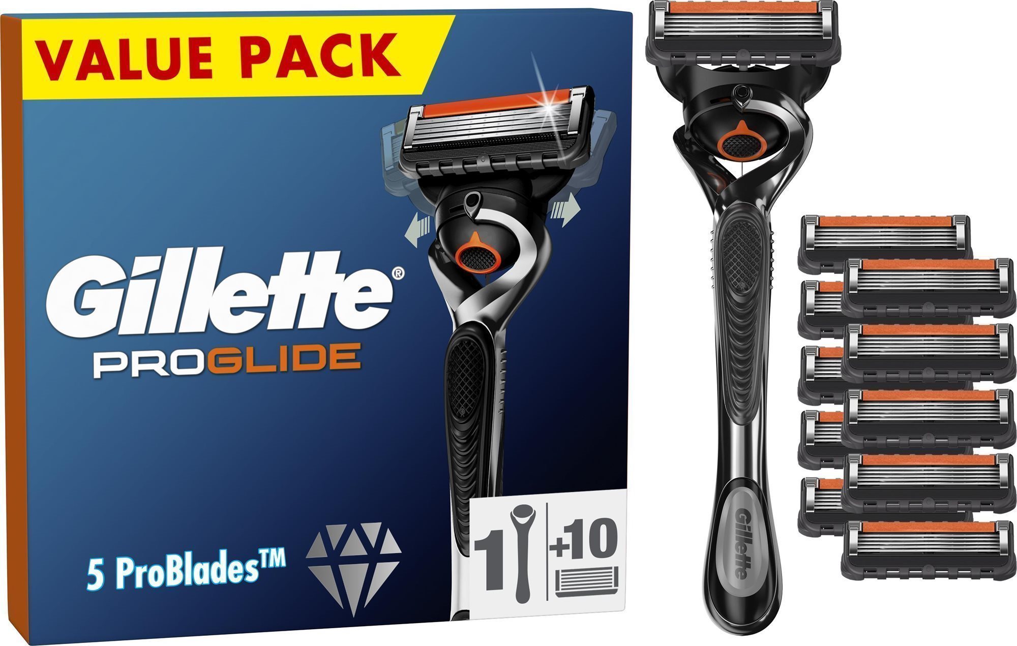 GILLETTE ProGlide + hlavica 10 ks