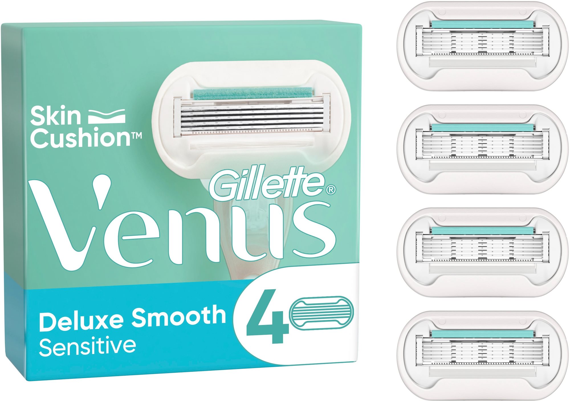 GILLETTE Venus Deluxe Smooth Sensitive 4 ks