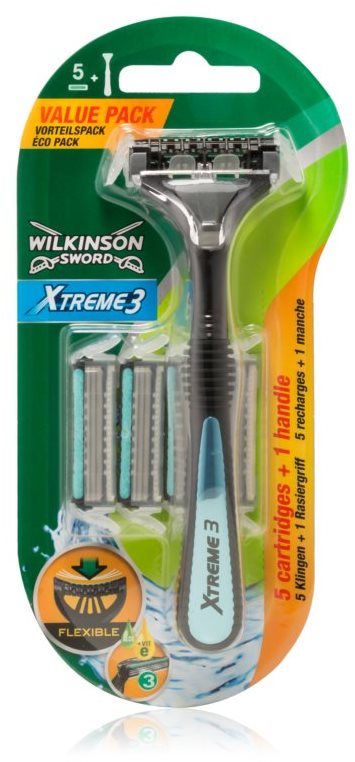 WILKINSON Xtreme3 Hybrid + hlavice 5 ks