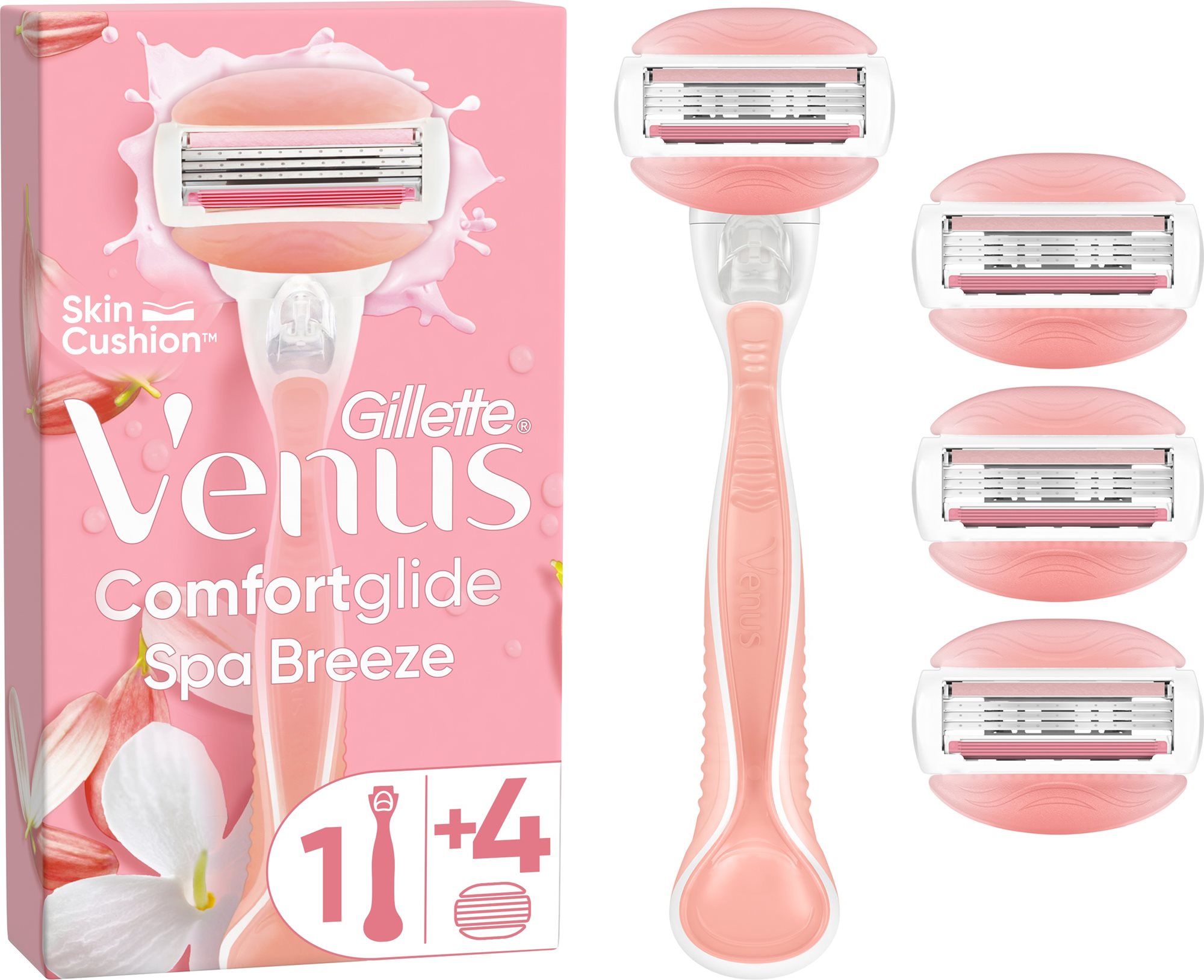GILLETTE Venus ComfortGlide Spa Breeze + hlavica 4 ks