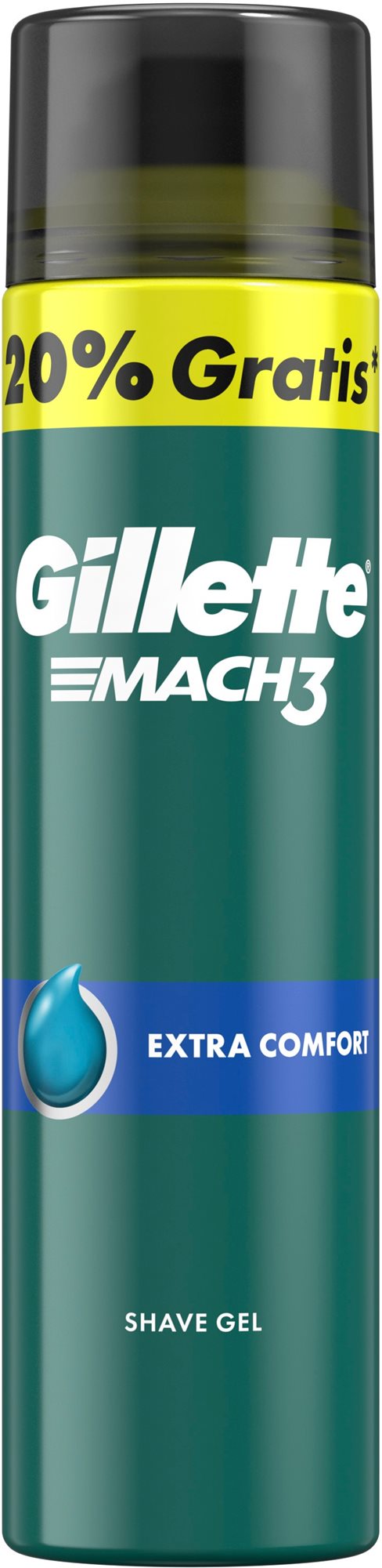 GILLETTE Mach3 Extra Comfort Pánsky gél na holenie 240 ml