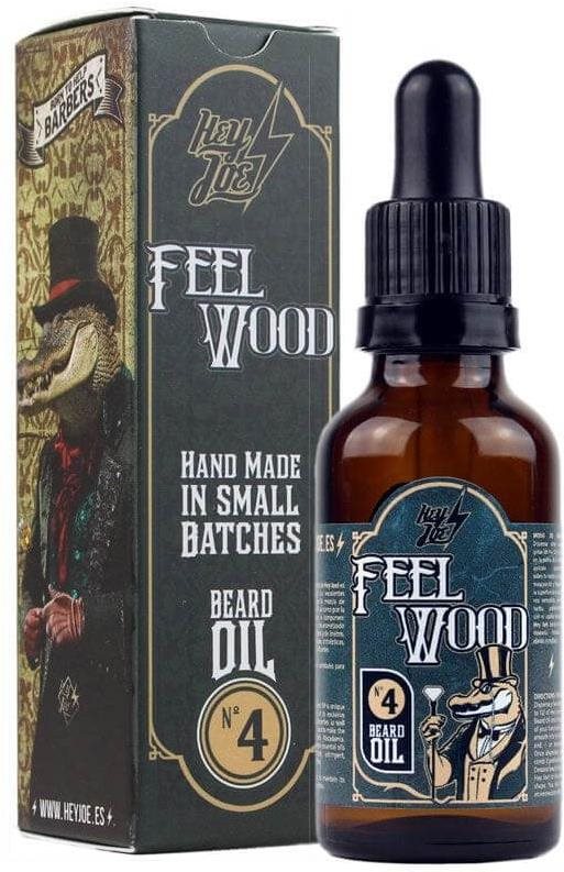 HEY JOE Feel Wood, olej na fúzy 30 ml