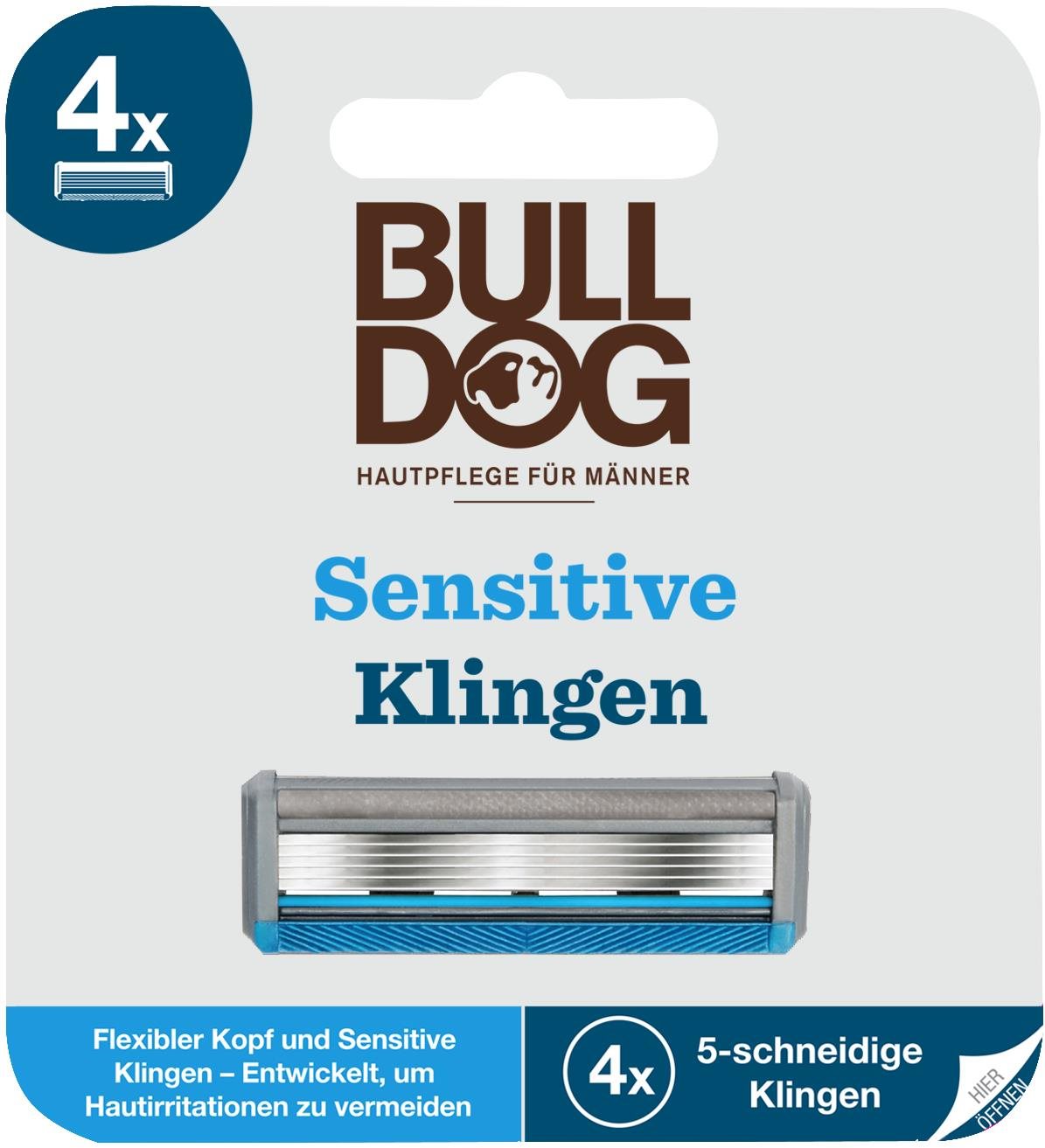 BULLDOG Sensitive, náhradné hlavice, 4 ks