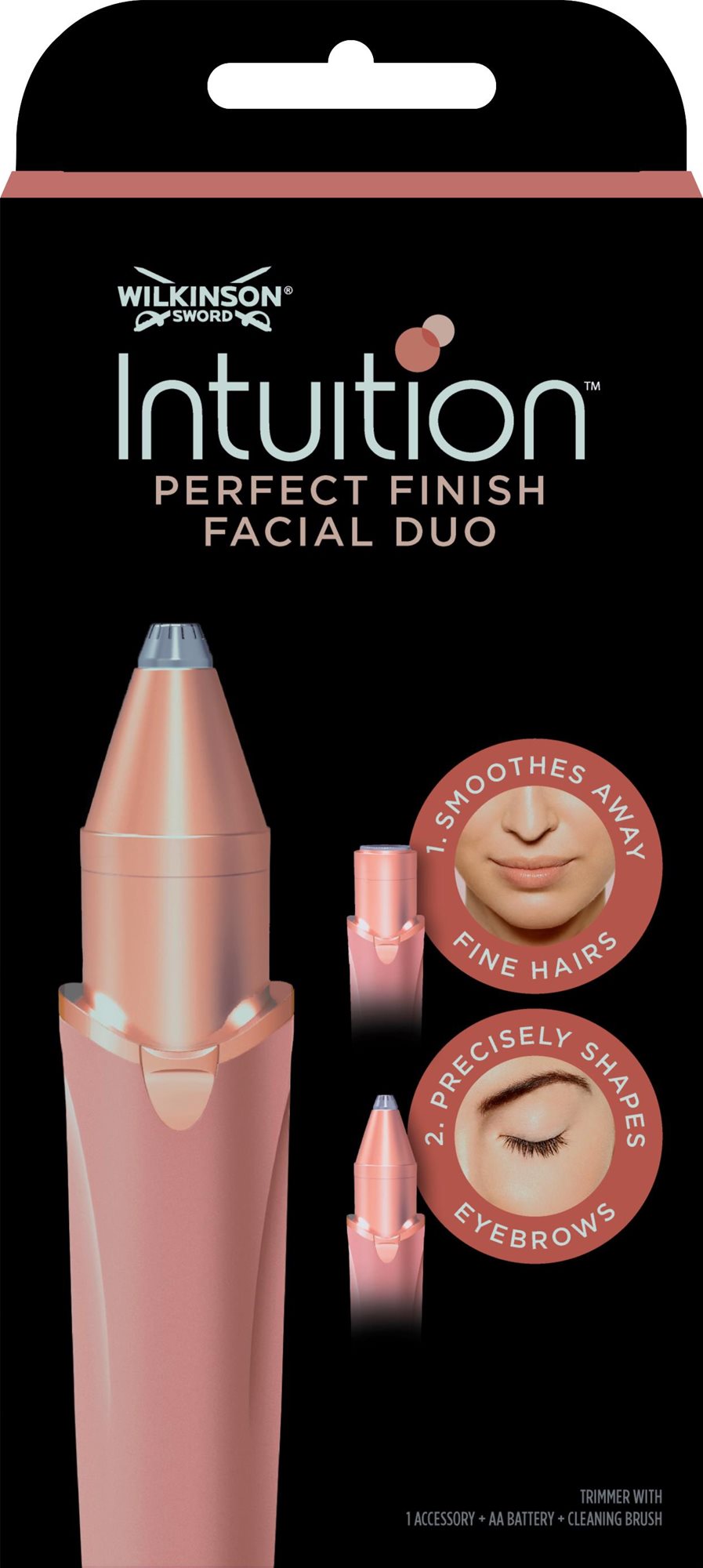 WILKINSON Intuition Perfect Finish 2 v 1 batériový vodoodolný dámsky strojček