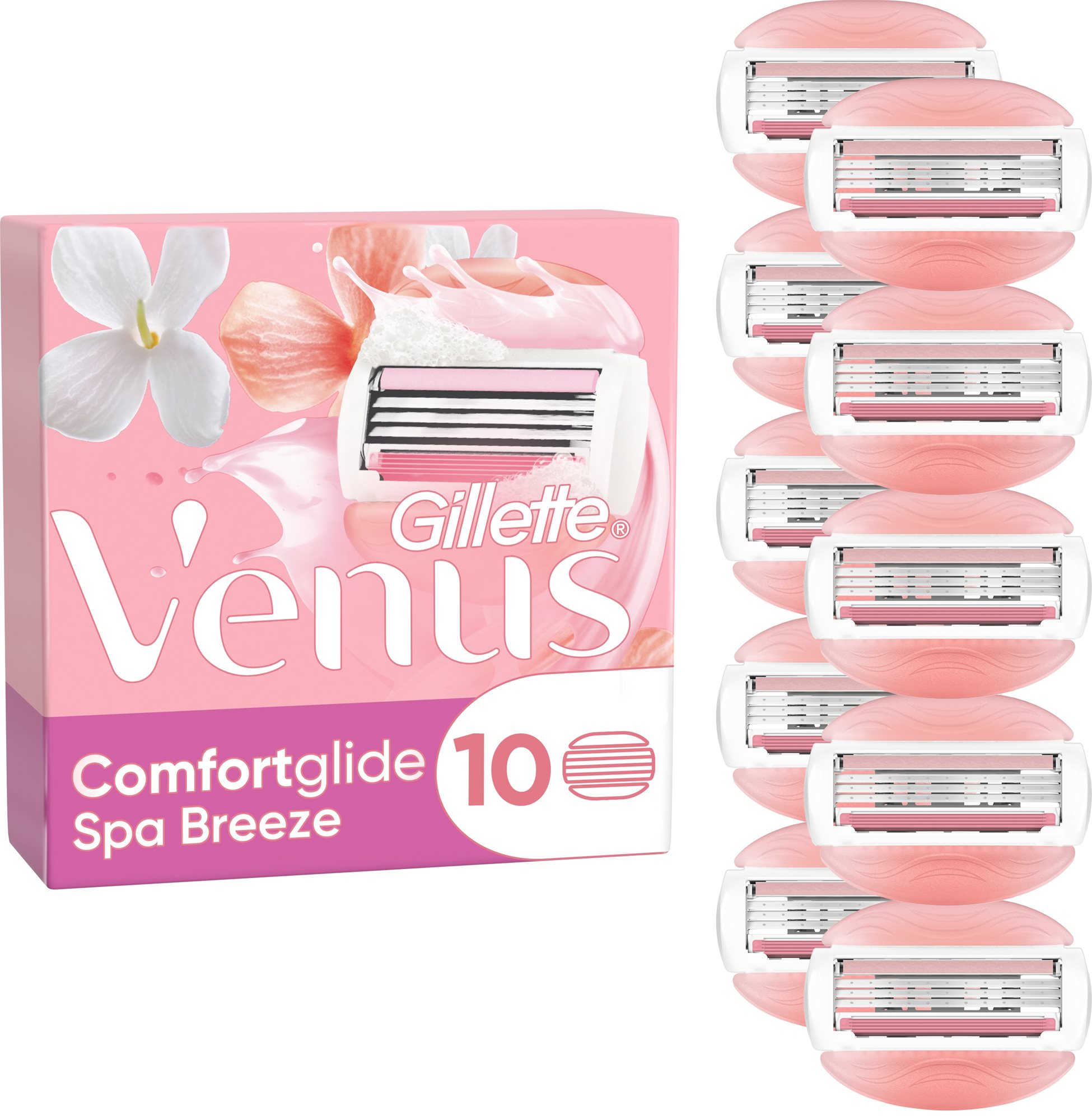 GILLETTE Venus ComfortGlide Spa Breeze 10 ks